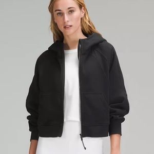 lululemon Black full zip Scuba Hoodie